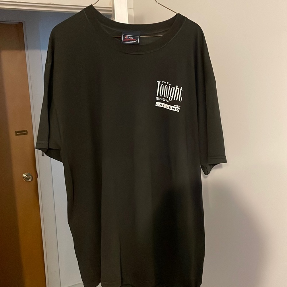 Early 2000’s The Tonight Show with Jay Leno Black Tee XL